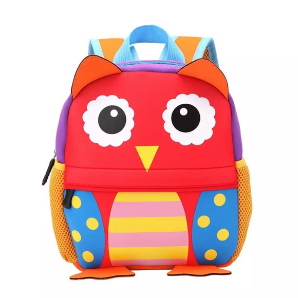 3D owl design backpack for kids 2-6 - Picture 2 of 4